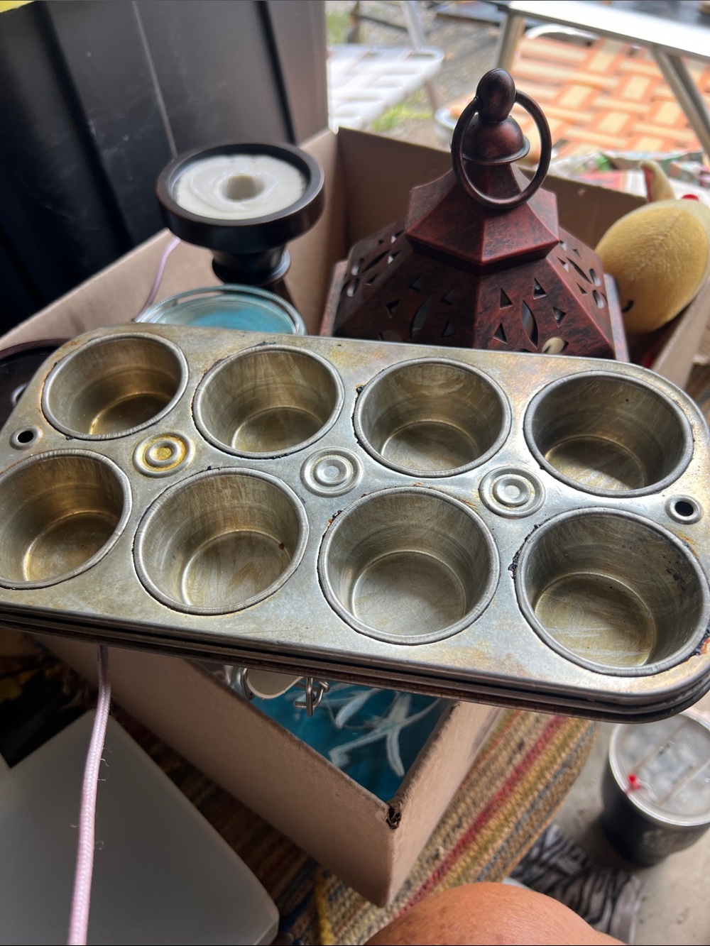 Vintage mini baking cups